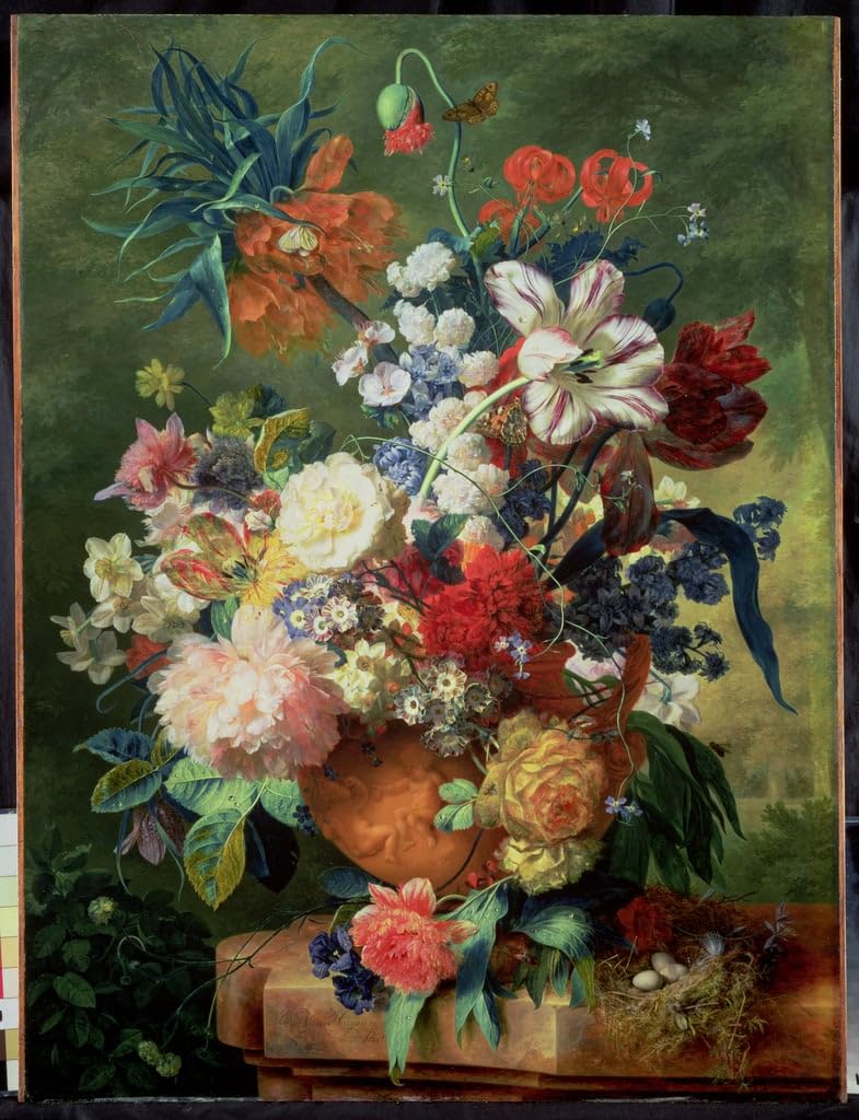 Lienzo cuadro bodegón de flores Jan Van Huysum regalo ideal para amantes del arte 5