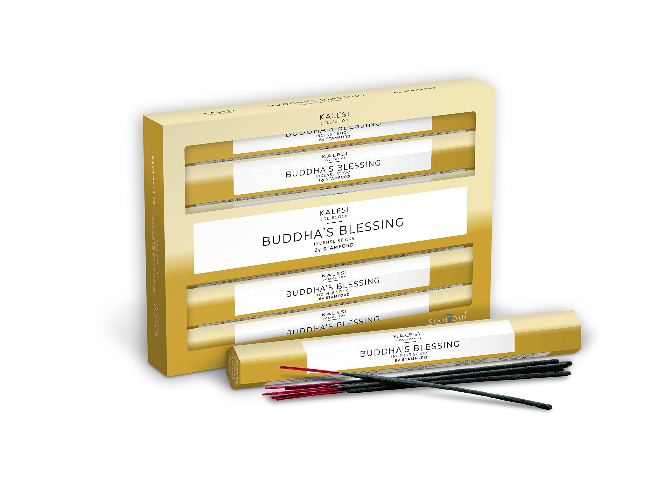Kalesi Collection Buddhas Blessing Hex The By Stamford Buddha's Blessing Hex Incense Sticks - Pack Of 6