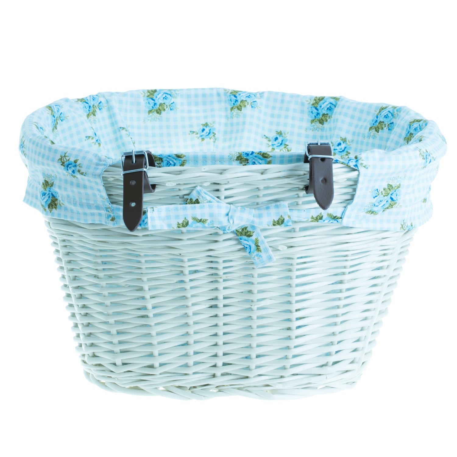 Fahrradkorb Aus Weide Mit Kordelzug - Handgewebter Lenkerkorb Für Fahrrad & Roller