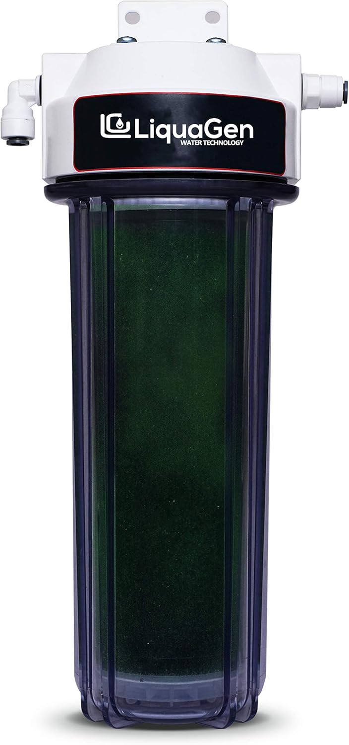 LiquaGen - Upgrade Deionization Add On Converter Kit for Reverse Osmosis Systems | Refillable Cartridge Used To Remove Harmful Minerals | RO Water Purification Filter