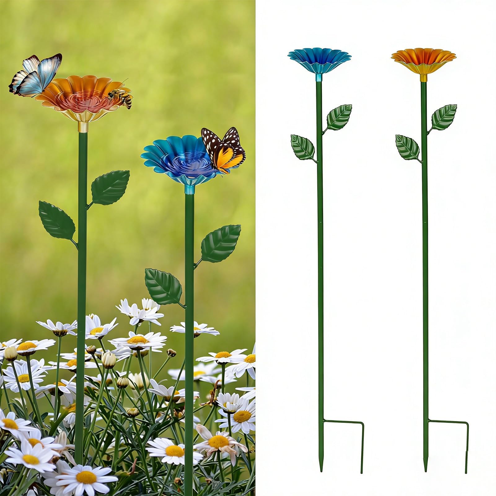 Blumenförmige Tiertränke – Trinklösung für den Außenbereich