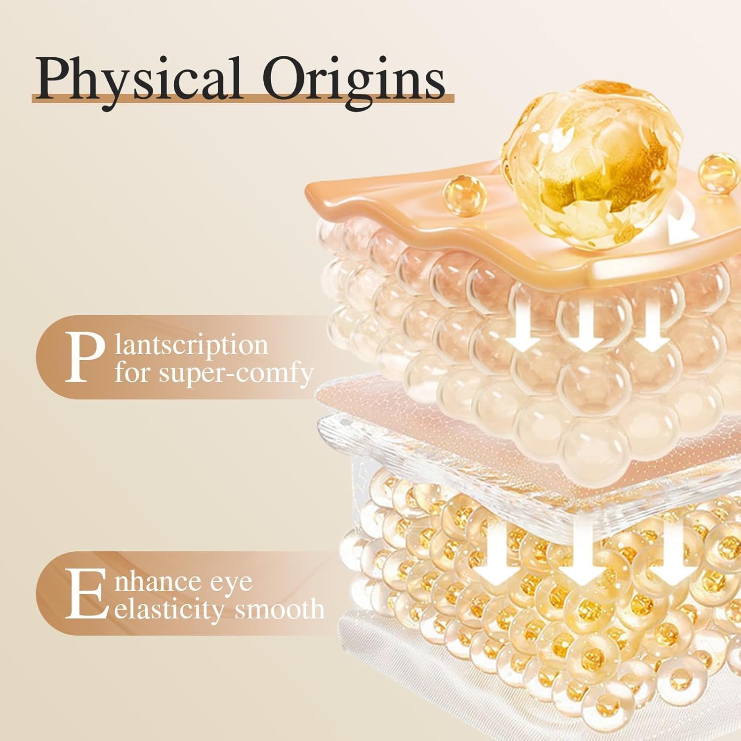 Under Eye Patches 60 Pcs 24K Gold Eyes Mask Puffy Eye & Dark Circles Treatments,Reduce Under Eye Bags and Smooth Wrinkles, Skin Care Pads | Hydrogel Patch Mask Eyes Treatment for Dryness Relief 4