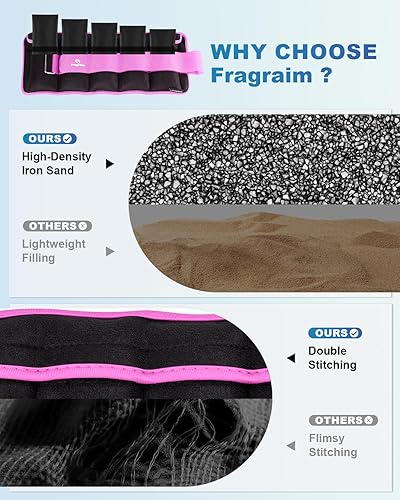 Miniatura 4 de Tobilleras con peso regulable (1-3456810121520 libras), par con pesas extraíbles para trotar, hacer gimnasia, aeróbicos y terapia física