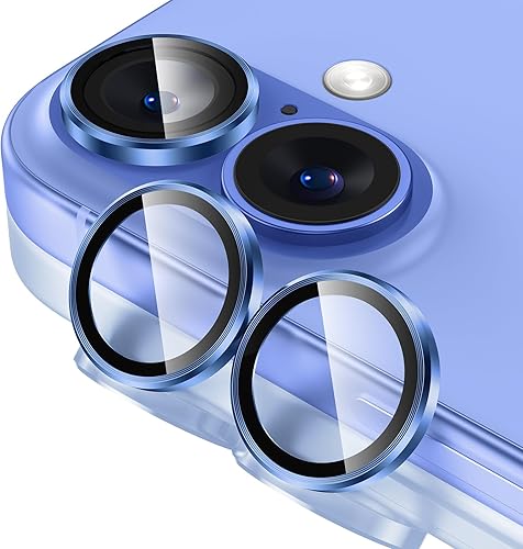 Miniatura 39 de Tensea Protector de lente de cámara para iPhone 17, cubierta de cámara de vidrio templado 9H protector de pantalla, transparente HD, anillo