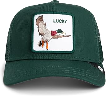 Goorin Bros. Trucker Cap The Lucky Duck Guard Dark Green Dark Green, Size One Size