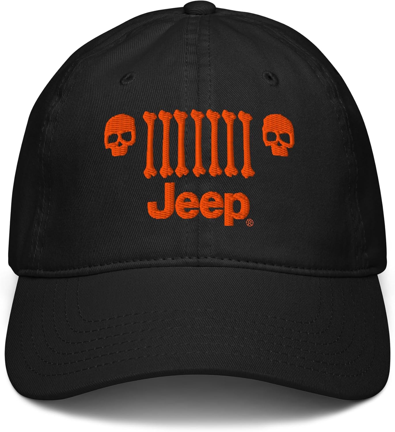Jeep Bone Grille Adjustable Baseball Hat