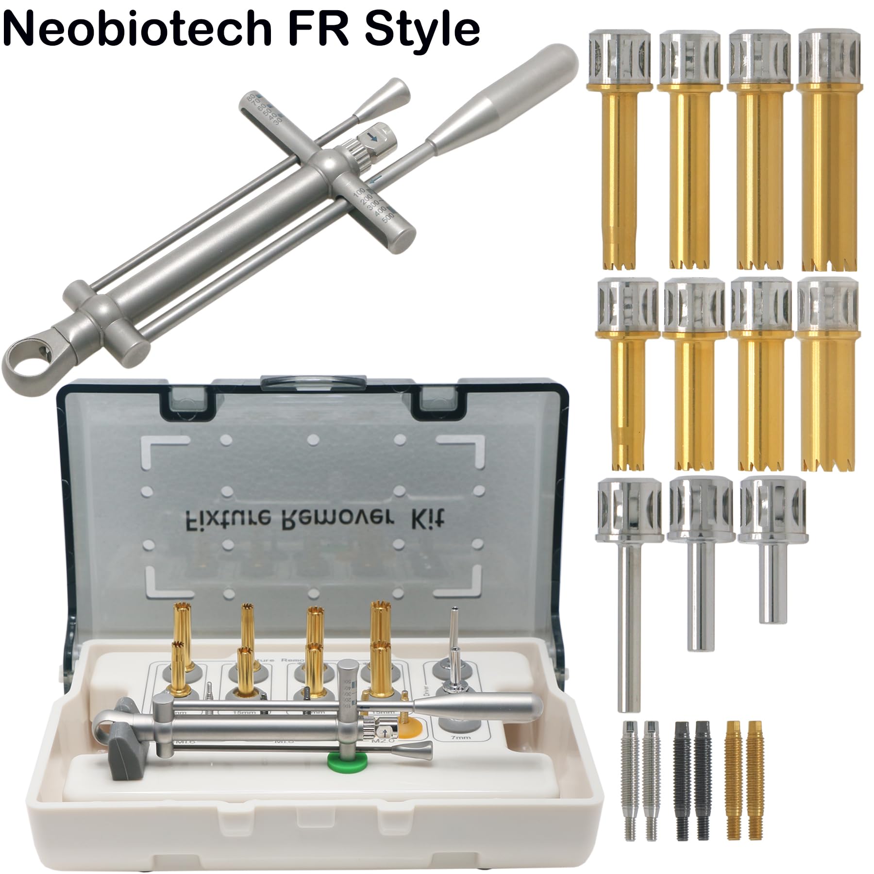 18 pcs/Set Implant Fixture Remover Kit FR Style