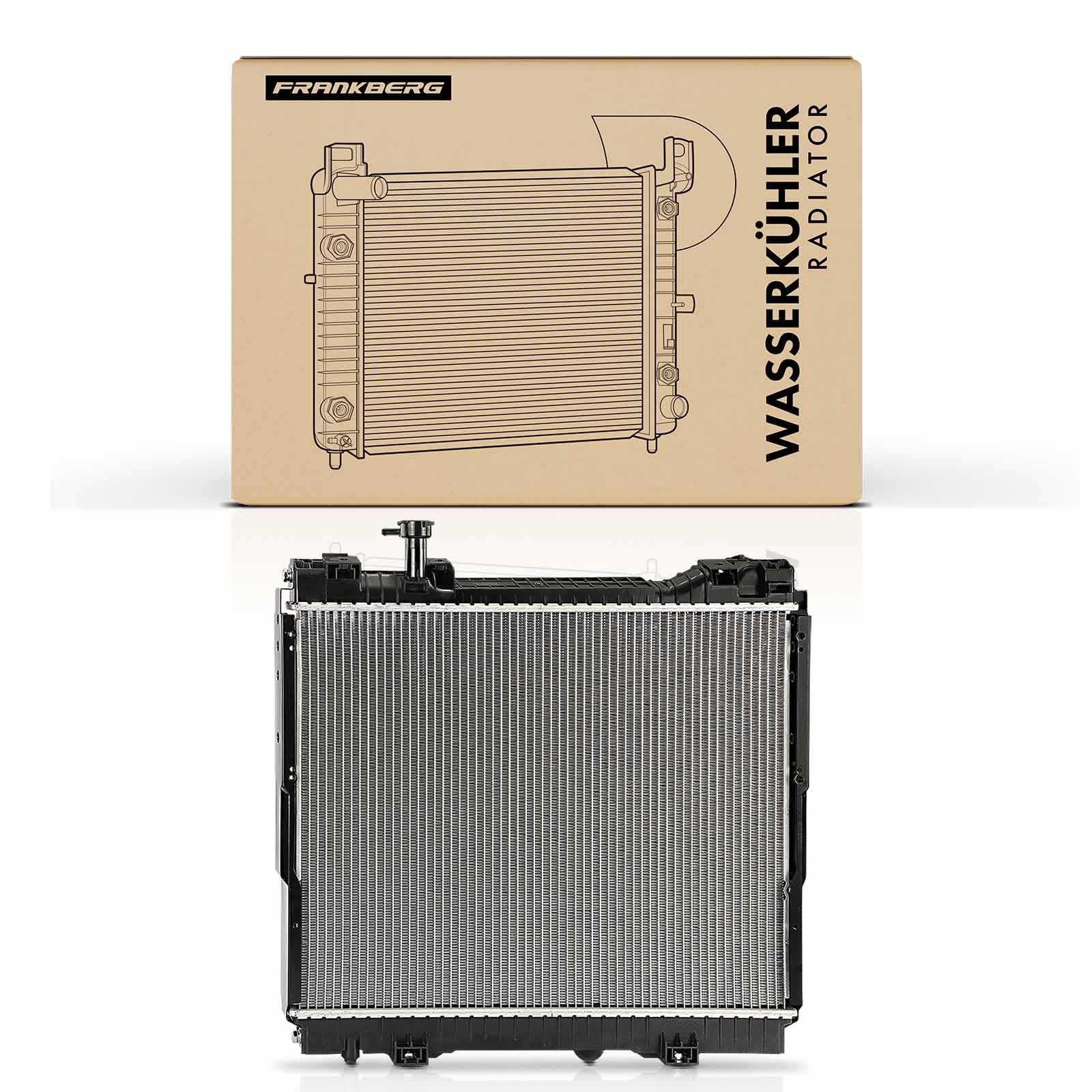 Frankberg Radiatore scambiatore di calore dell'acqua scambiatore di | 21400MB41A; Compatibile con: Cabstar F24M F24W, NT400 Cabstar F24M