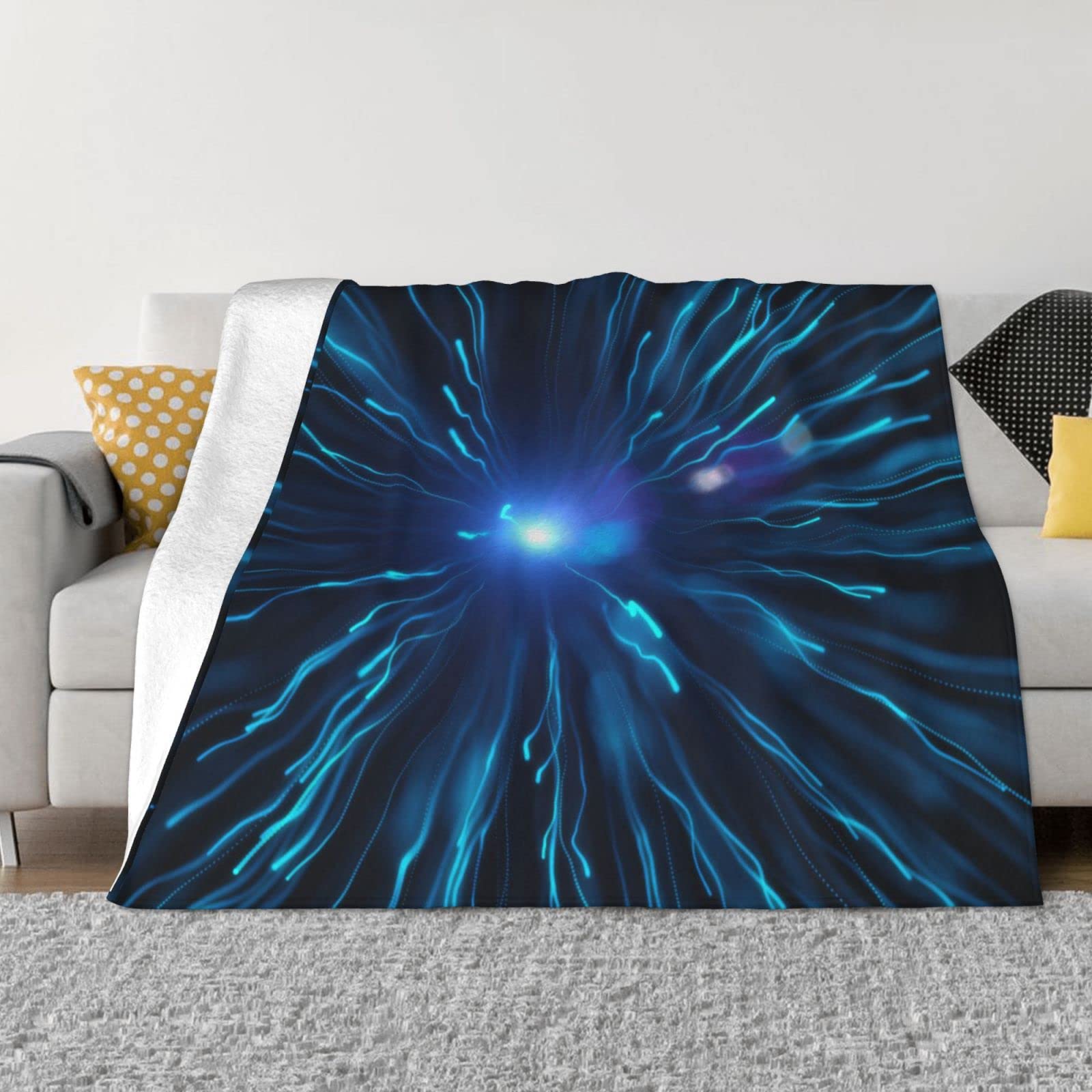 Couverture de nuit flanelle légère contre le froid sur votre lit ou canapé