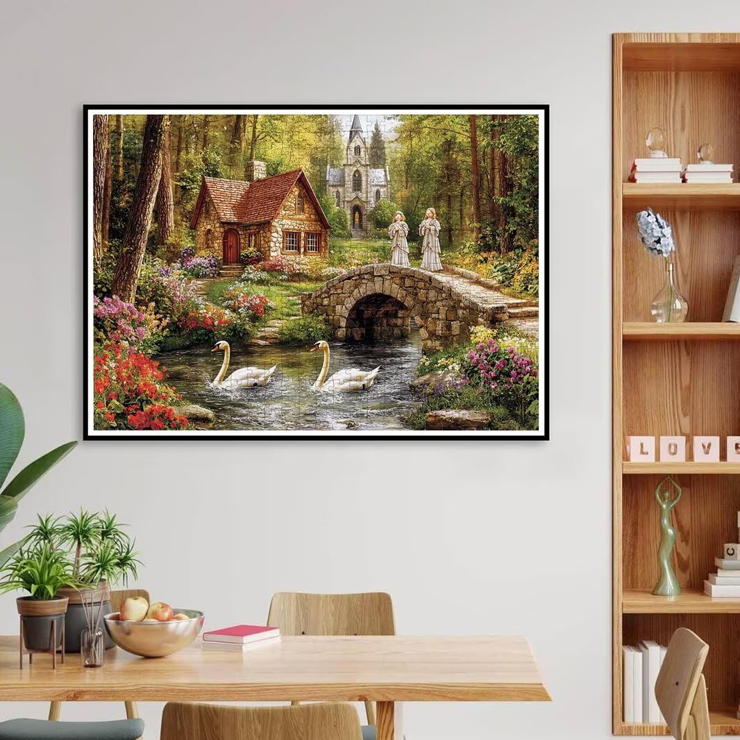 Puzzle 1500 Pezzi, Puzzle Foresta per Adulti, 87x57cm, Compact Box -4462