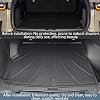 Alfombra para cajuela compatible con Geely Galaxy E5/EX5 2024-2025, modelado por escaneo 3D, cubierta de TPE para todo clima, protector trasero 5