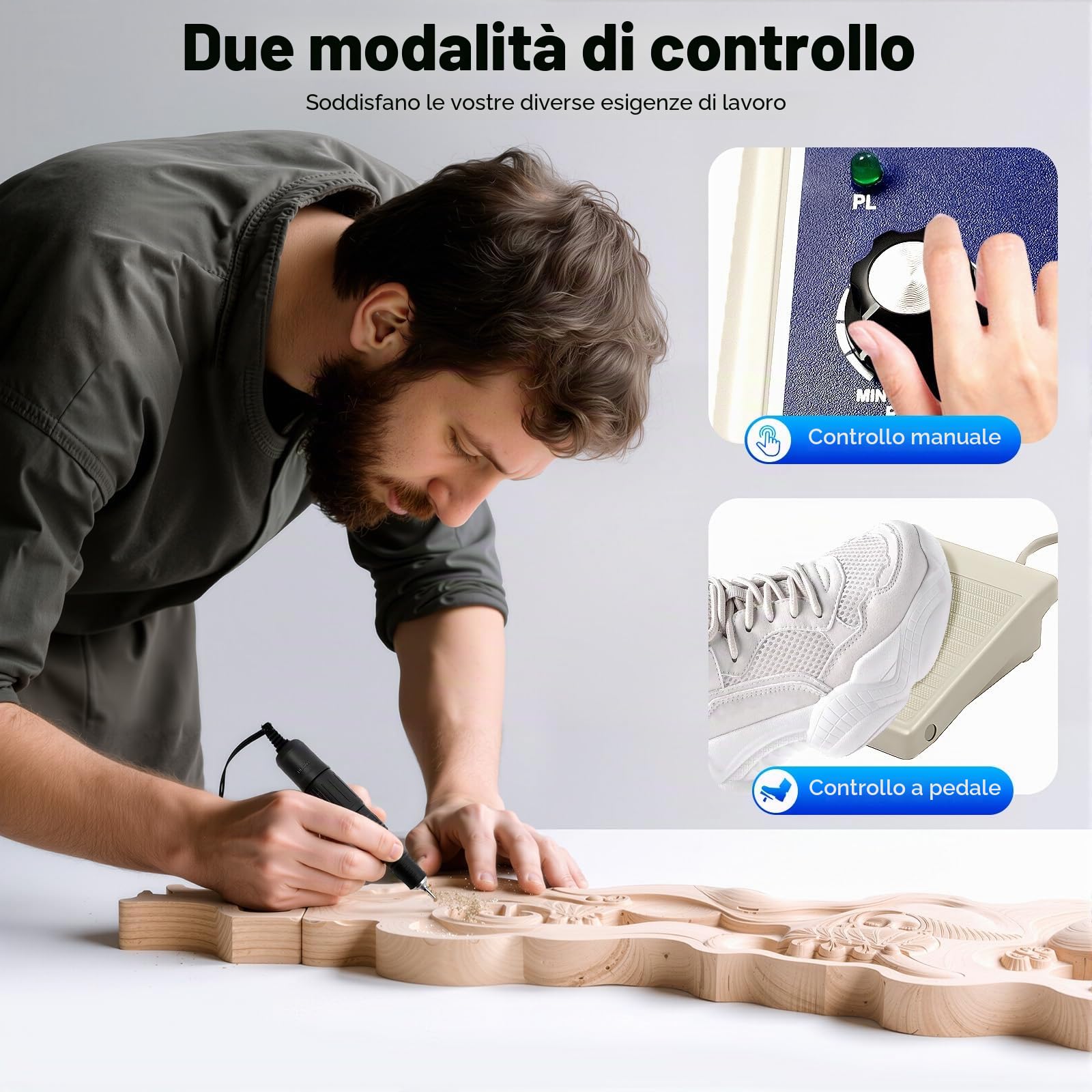 N3A Manipolo Attrezzature da laboratorio, Microelettromotore, Micromotore da laboratorio, Microelettromotore con angolo di manipolazione per la tecnologia dentale
