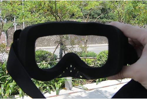 Miniatura 3 de Dmeixs antiparras para motocicleta motocross con cuerda para casco, resistente al viento y al polvo, no se empañan, antiparras de seguridad para ATV