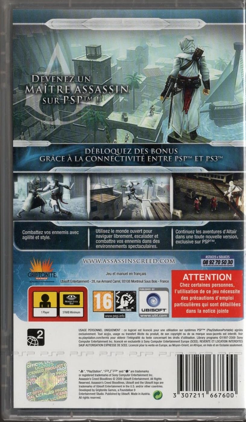 Amazon.com: Assassin's Creed : Bloodlines [PSP] : Video Games