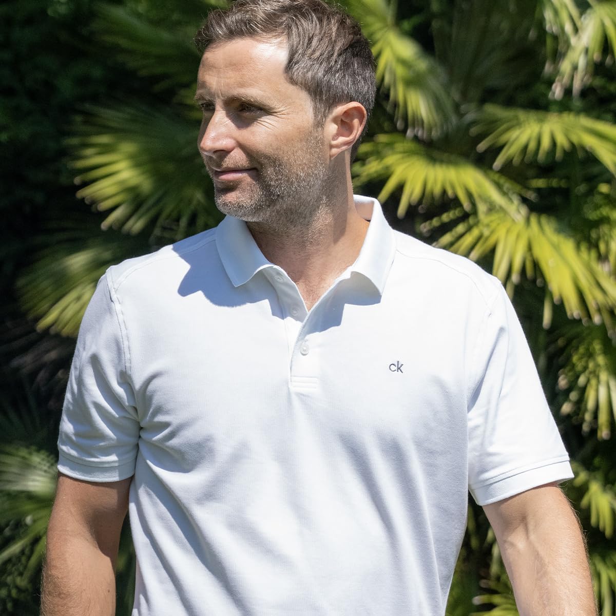Calvin Klein Herren 2026 Blade Collar Campus Golf-Poloshirt