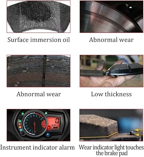 Miniatura 3 de Juego de pastillas de freno traseras para Cbr 1000 Rr Cbr1000rr Cbr 1000rr 2006-2015 Cbr1000 Abs 2009 2010 2011 2012-2015 motocicleta pastillas de