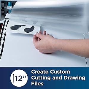 Brother ScanNCut DX Mat CADXMATS12, 12" x 12" Scanning Mat, Non-Tack to Convert Materials into Custom Designs