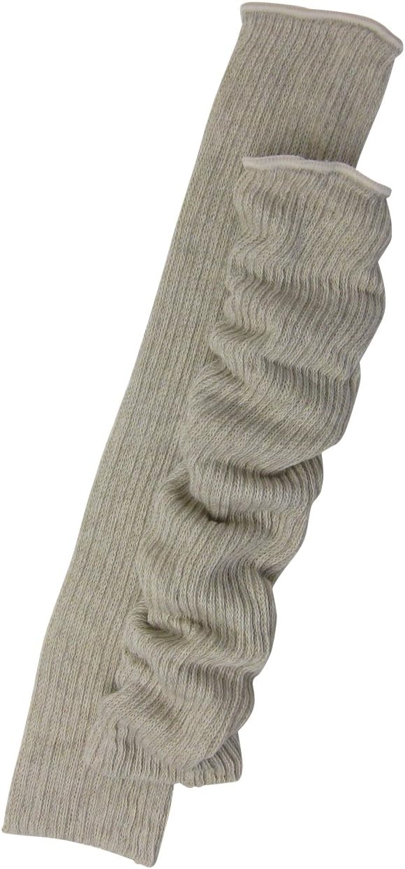 silk-lined cotton leg warmers Length: 24 inches