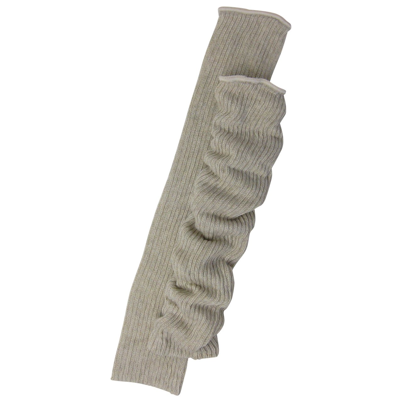 silk-lined cotton leg warmers Length 24 inches