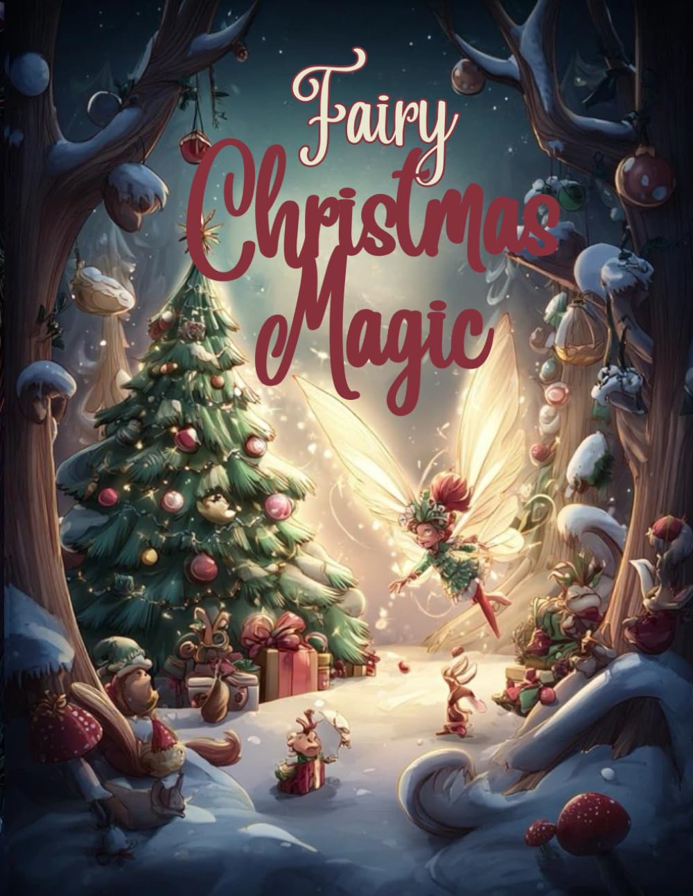 Fairy Christmas Magic: “Where Christmas lights meet fairy wings!” A Whimsical Holiday Coloring Adventure