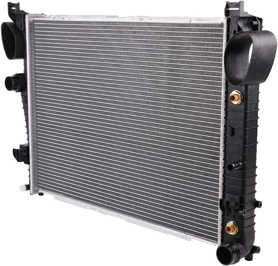 Aintier Aluminum Radiator Complete Radiator for 2000 2001 2002 2003 2004 2005 2006 For Mercedes-Benz S430 4.3L
