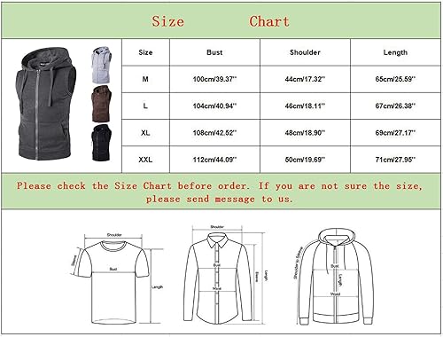 Miniatura 3 de Camiseta sin mangas con capucha para hombre, sin mangas, con cremallera, para entrenamiento, camiseta muscular, chalecos, chaqueta