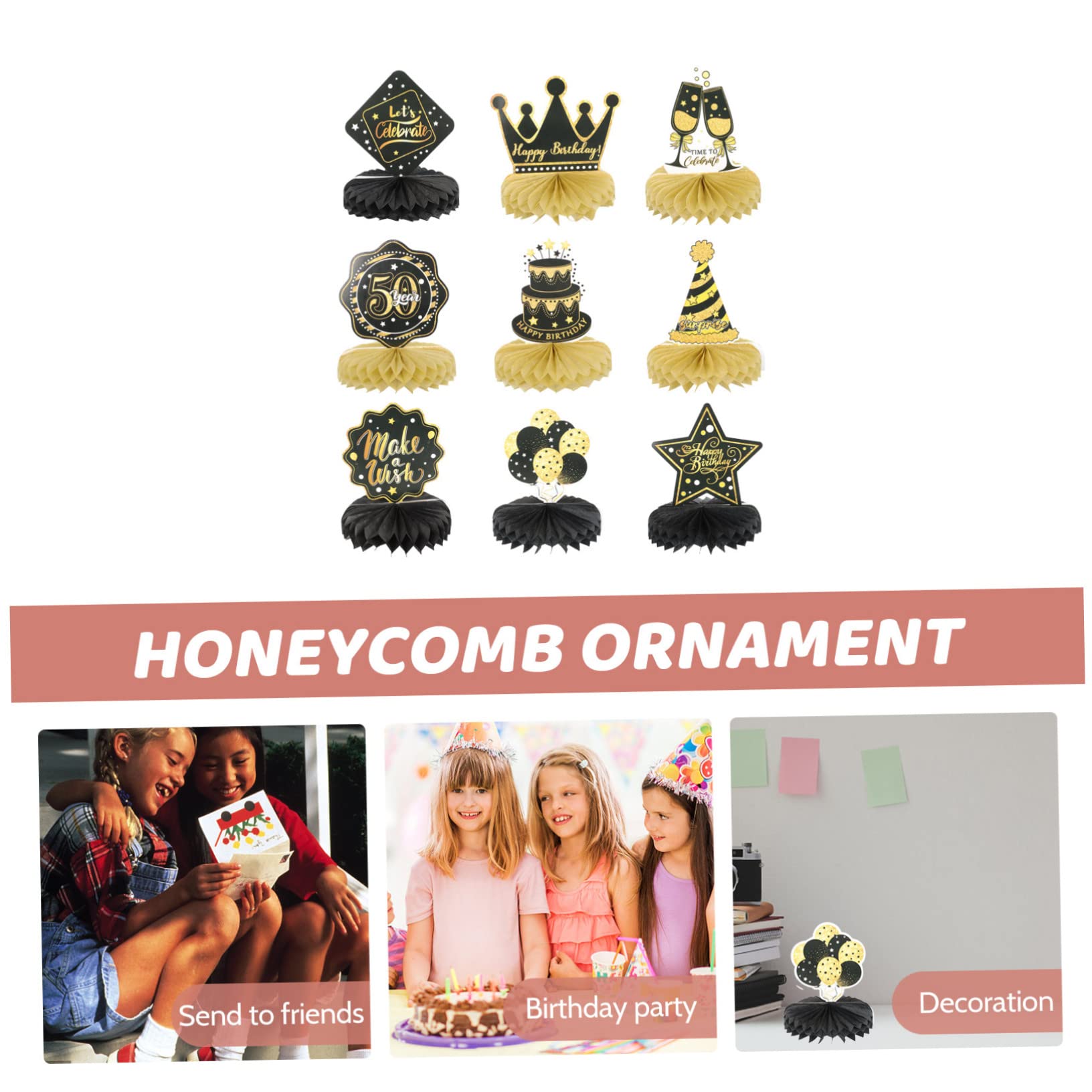 50 Morceaux De Petites Abeilles Et 1 Morceau De Carte D