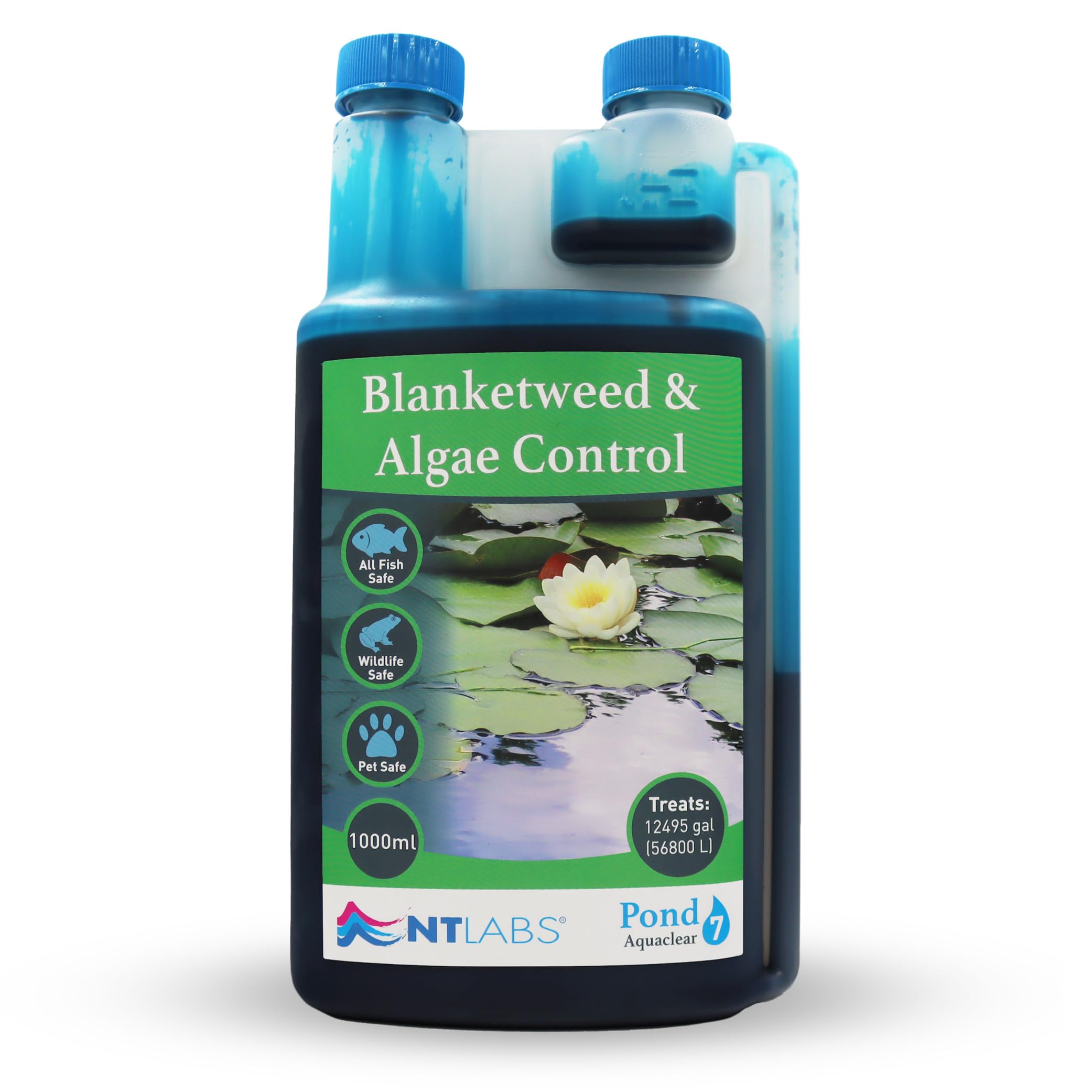 NT Labs Estanque Ayuda AquaClear algas & Control de Blanketweed 1ltr 1200 g