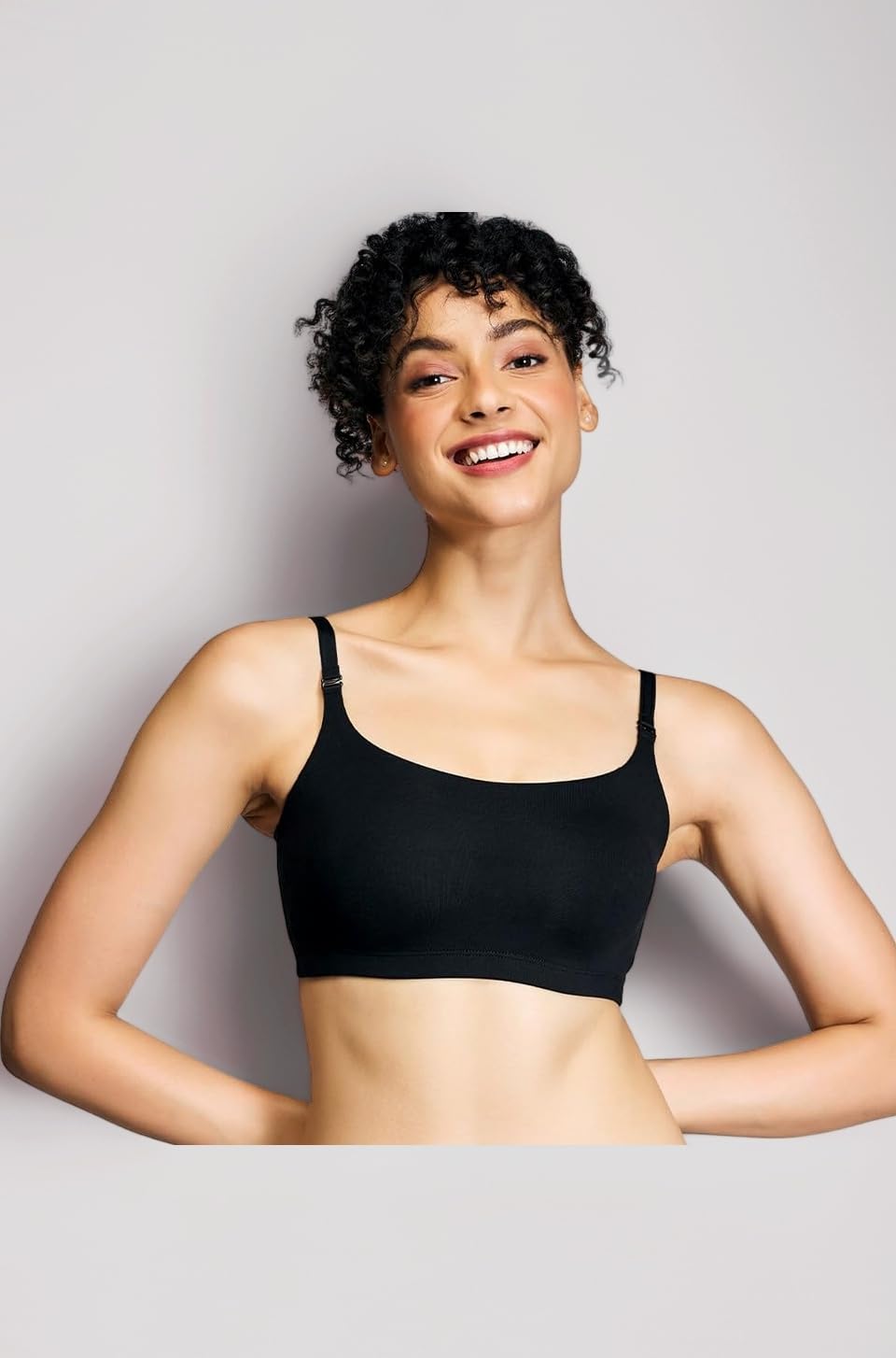 NYKD (NYB165 Cotton Non Padded & Non Wired Full Coverage Slip On T-Shirt Bra for Women | Easy Breezy Soft Fabric with Hidden Shaper Sling for No Side Bulge & Detachable Strap
