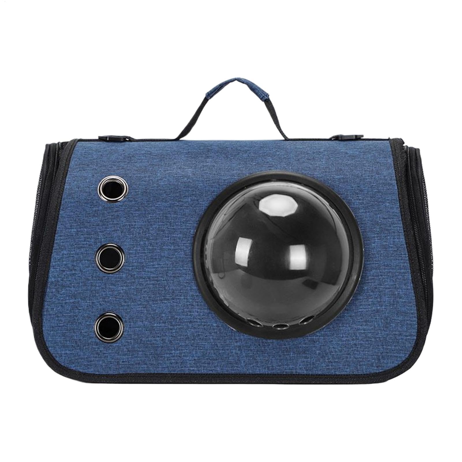 Transportín para perros pequeños y gatos portátil, bolsa de viaje transpirable para mascotas