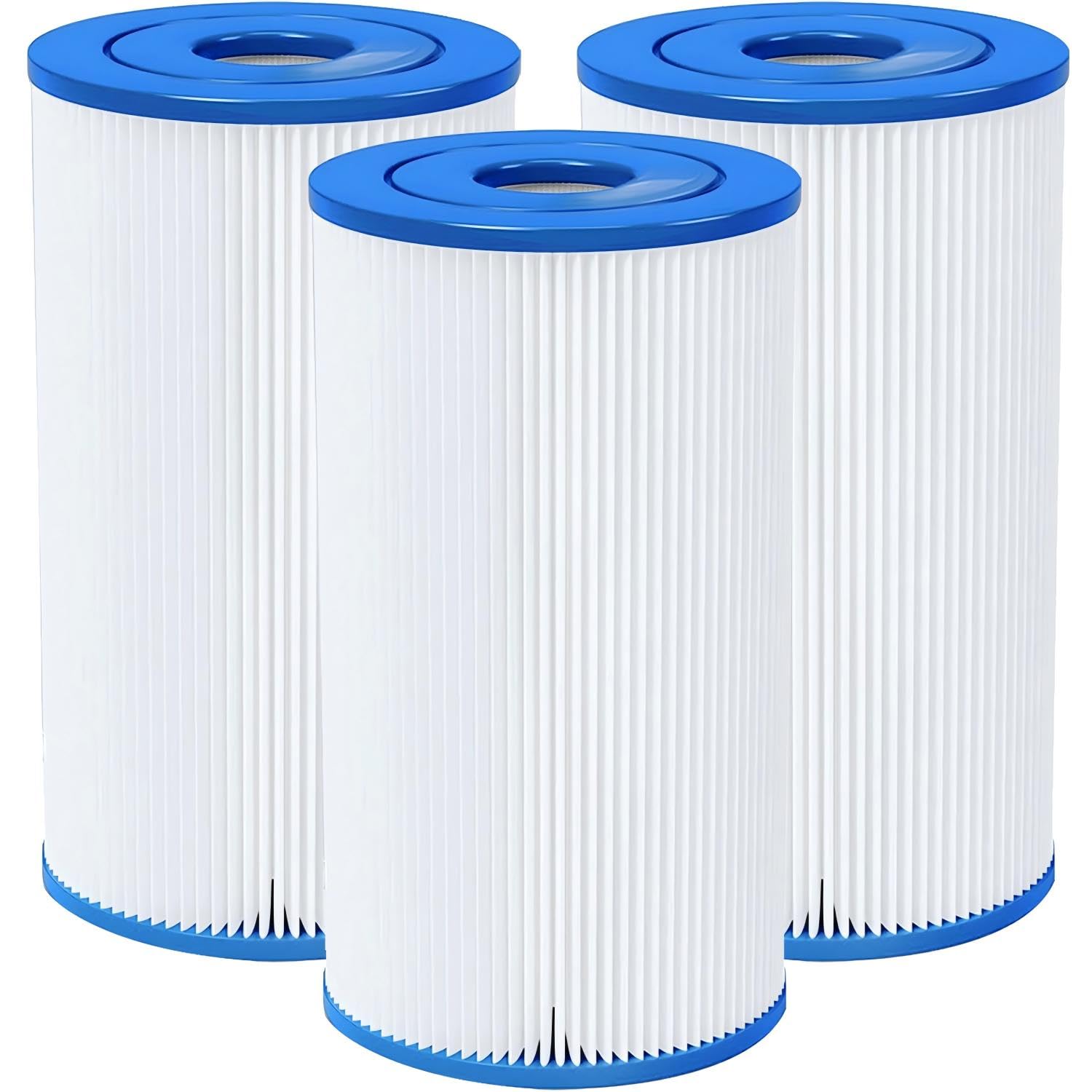Filtro de repuesto tipo B compatible con Intex 29005E Easy Set cartucho de filtro de piscina 3 unidades
