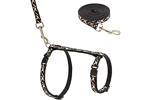 Escape-Proof Cat Harness and Leash Set: Glow in the Dark Safety for Outdoor Adventures