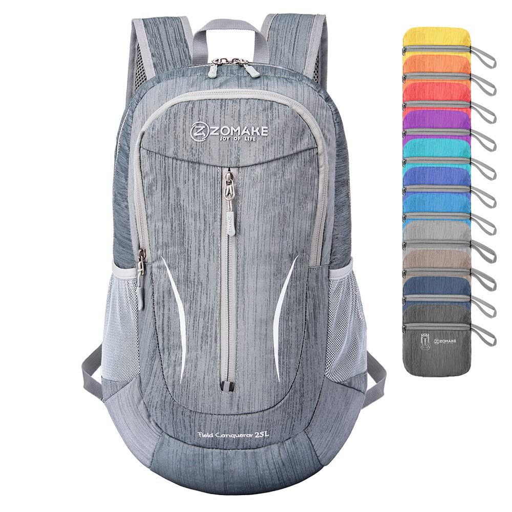 Foldable Backpack Lightweight Packable 25 L, Water Resistant Small Hiking Daypack Travel Bag Nylon Outdoor Sports Camping Rucksack Walking Trekking for Men Women Seniors