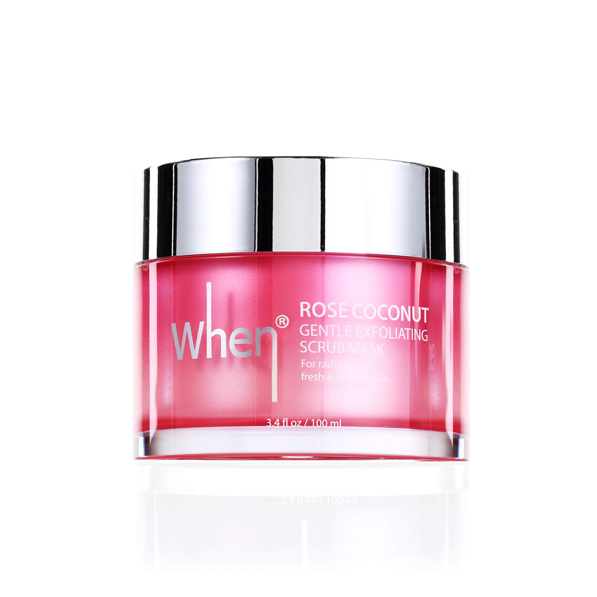 When Beauty Face Cream Mask - Korean Skin Care Deep Cleansing Soothing High-Nutrition Gentle Blackheads Dead Skin Remover Vitalizing Natural Ingredients (Scrub Mask 100ml)
