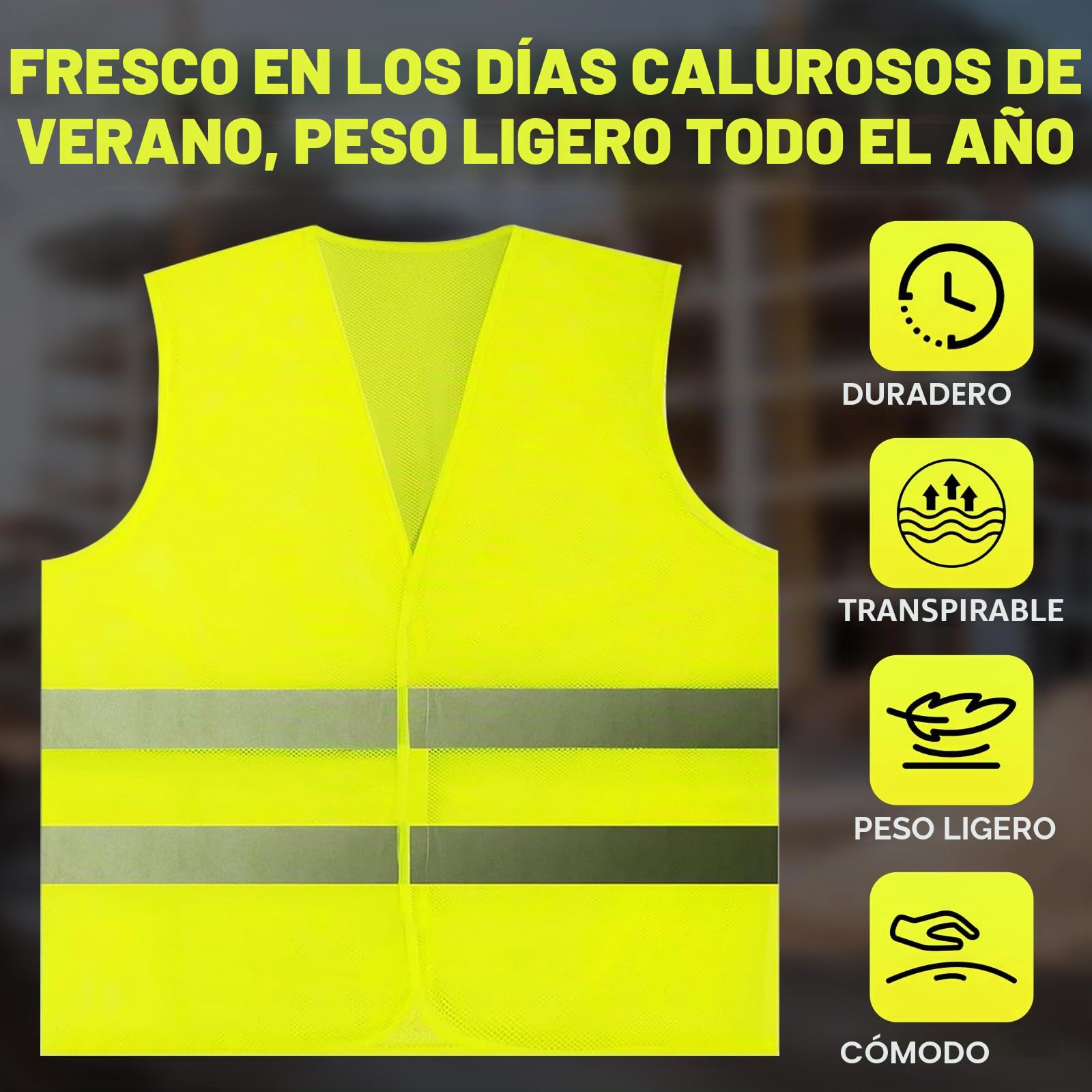 Chaleco reflectante para coche, 5 unidades, chaleco de seguridad para coche, chaleco de seguridad para niños y adultos, chaleco de seguridad de alta visibilidad, chaleco reflectante homologado