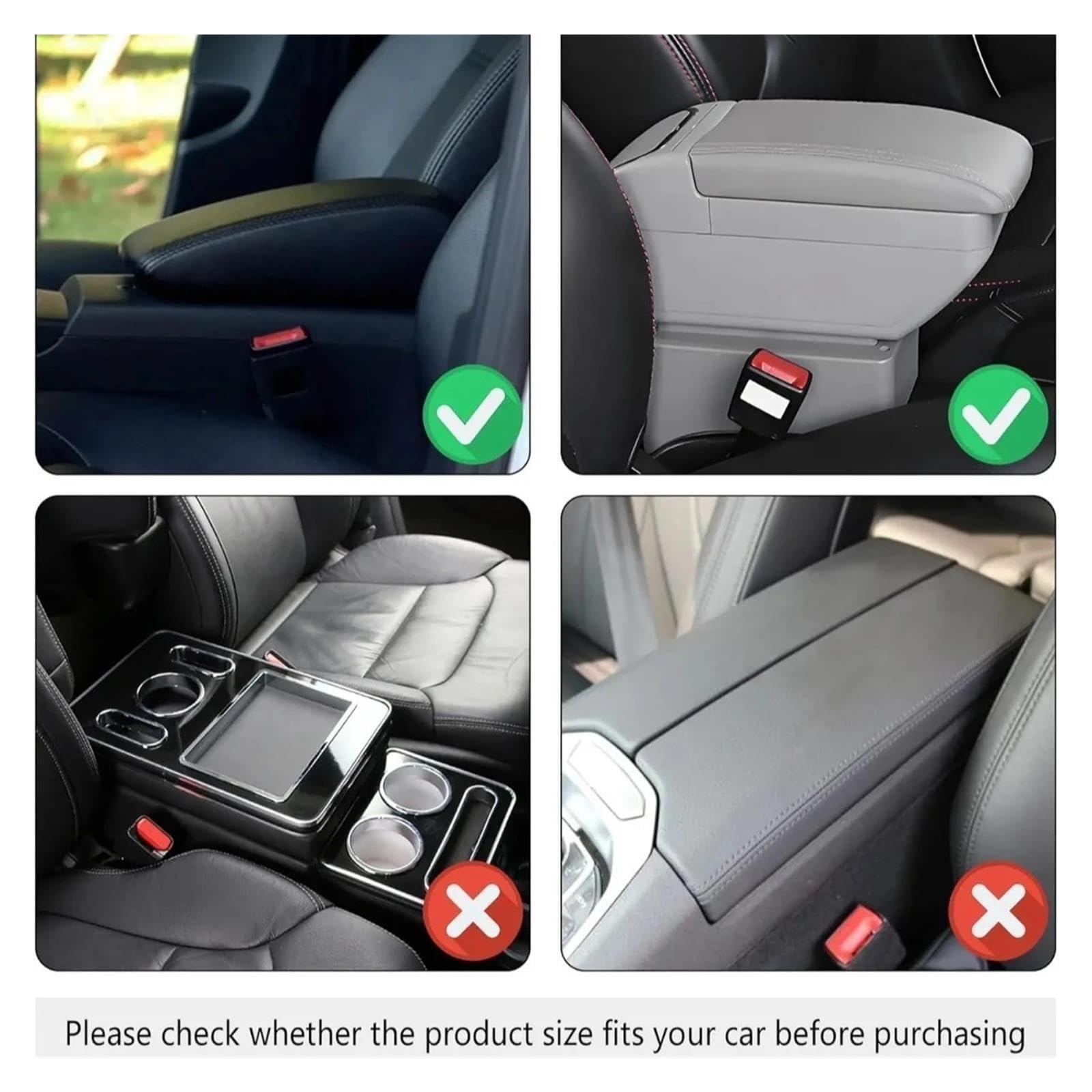 Cojín Universal Para Reposabrazos De La Cubierta Consola Del Coche