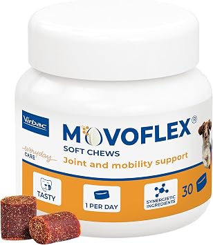 Virbac Movoflex Joint Supplements for Medium Dogs 15-35kg - 30 Chews
