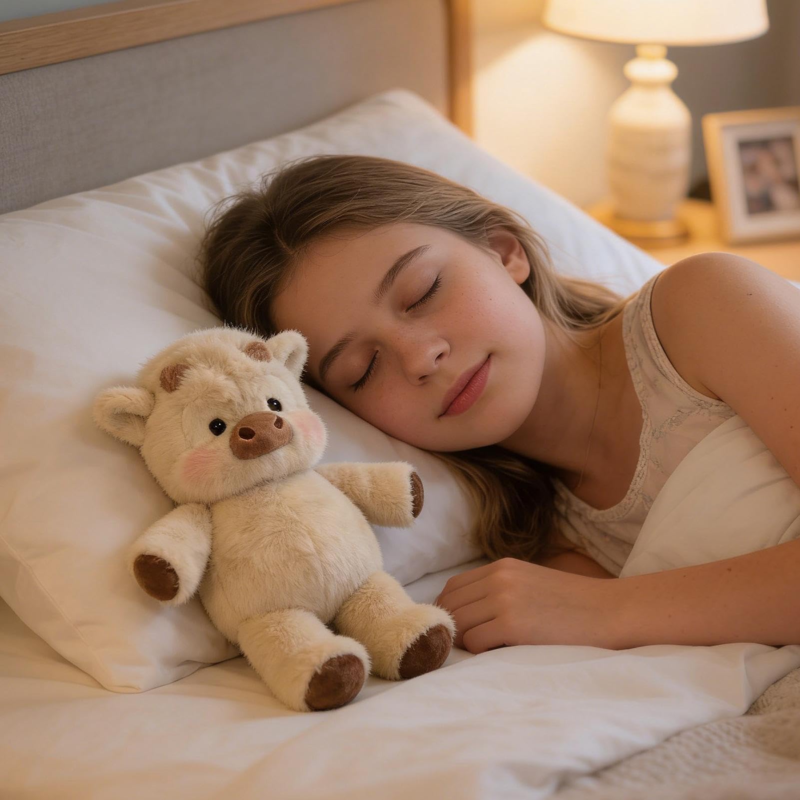 Giocattolo Di Peluche Di Cinghiale Selvatico 45 Cm Peluche Di Cinghiale Ripieno, Bambola DiPeluche Di Pecora Di Cartone Animato, Giocattolo Morbido Di Maiale, Per Bambini, Uomini, Donne - 3