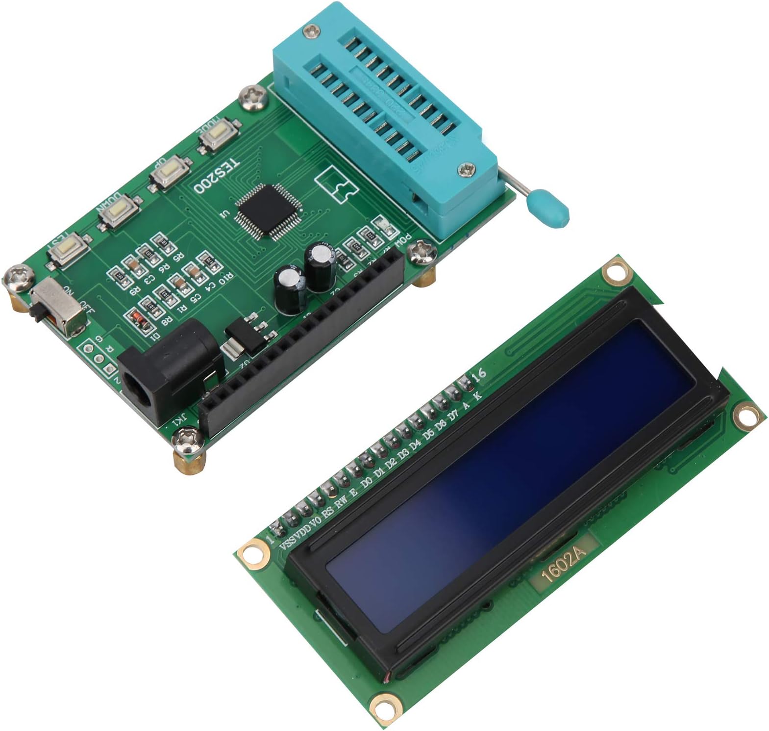IC Tester Digital Meter, Digital IC Tester Meter for 74 40 Series Logic Gate Electronic Component Checker with 200+, Electriccircuittestingdevice