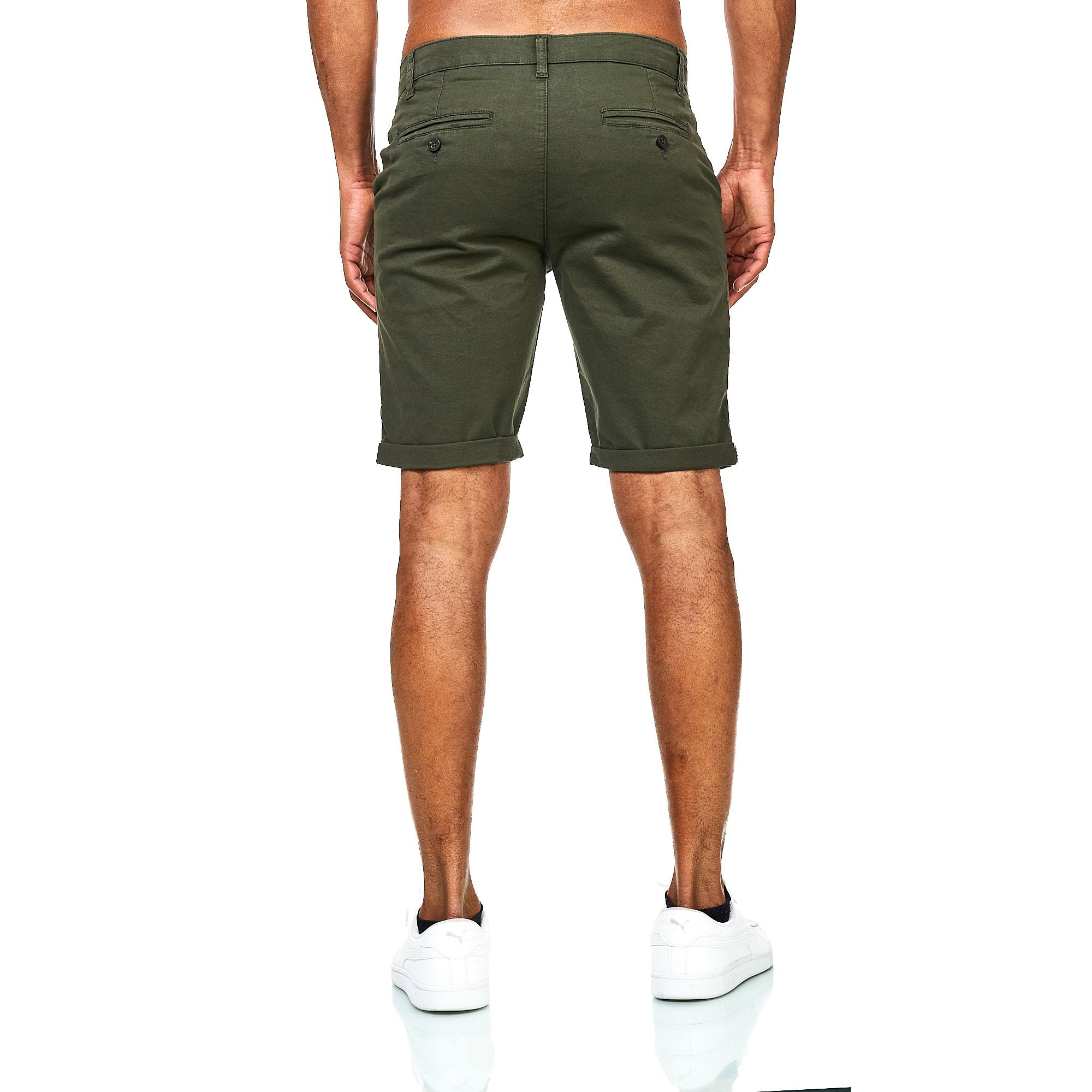 D’MARO Herren Chino Shorts Slim Fit – Sommerhose mit Stretch – Bequeme Bermuda aus Baumwolle – Pflegeleicht & Modern