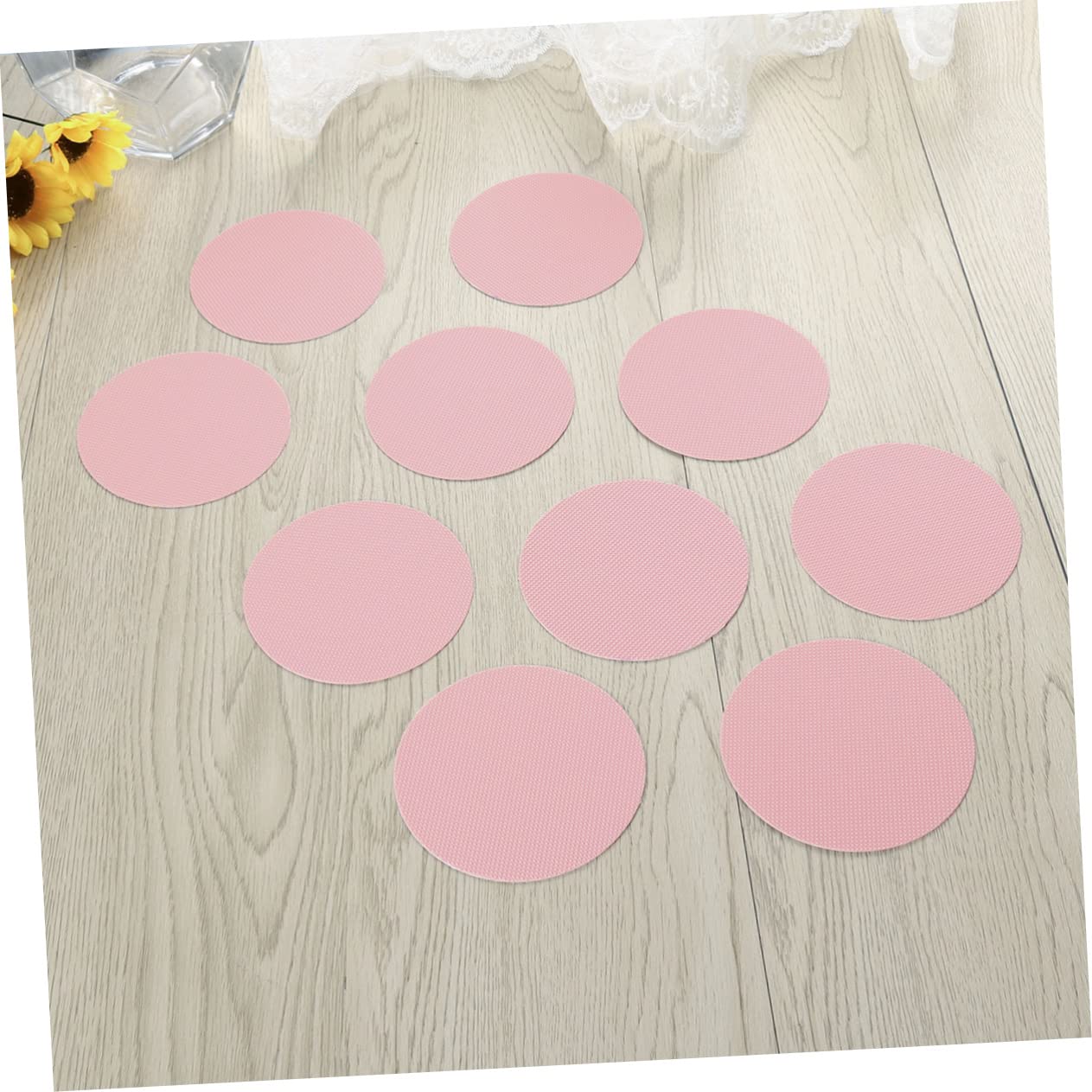 Ciieeo 2sets Slip Tape for Bathroom 4 Non-Slip Stickers Peva Material for Safety 10pcs*2