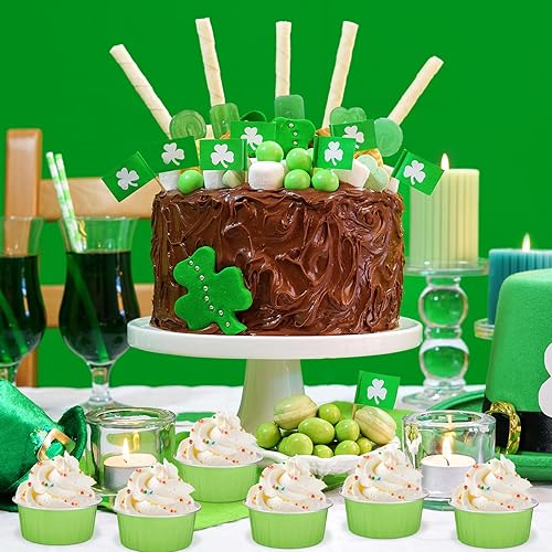 Miniatura 3 de Paquete de 200 tazas de papel de aluminio para hornear cupcakes de 5 onzas, forros de cupcakes, tazas de postre con tapas, vasos desechables para