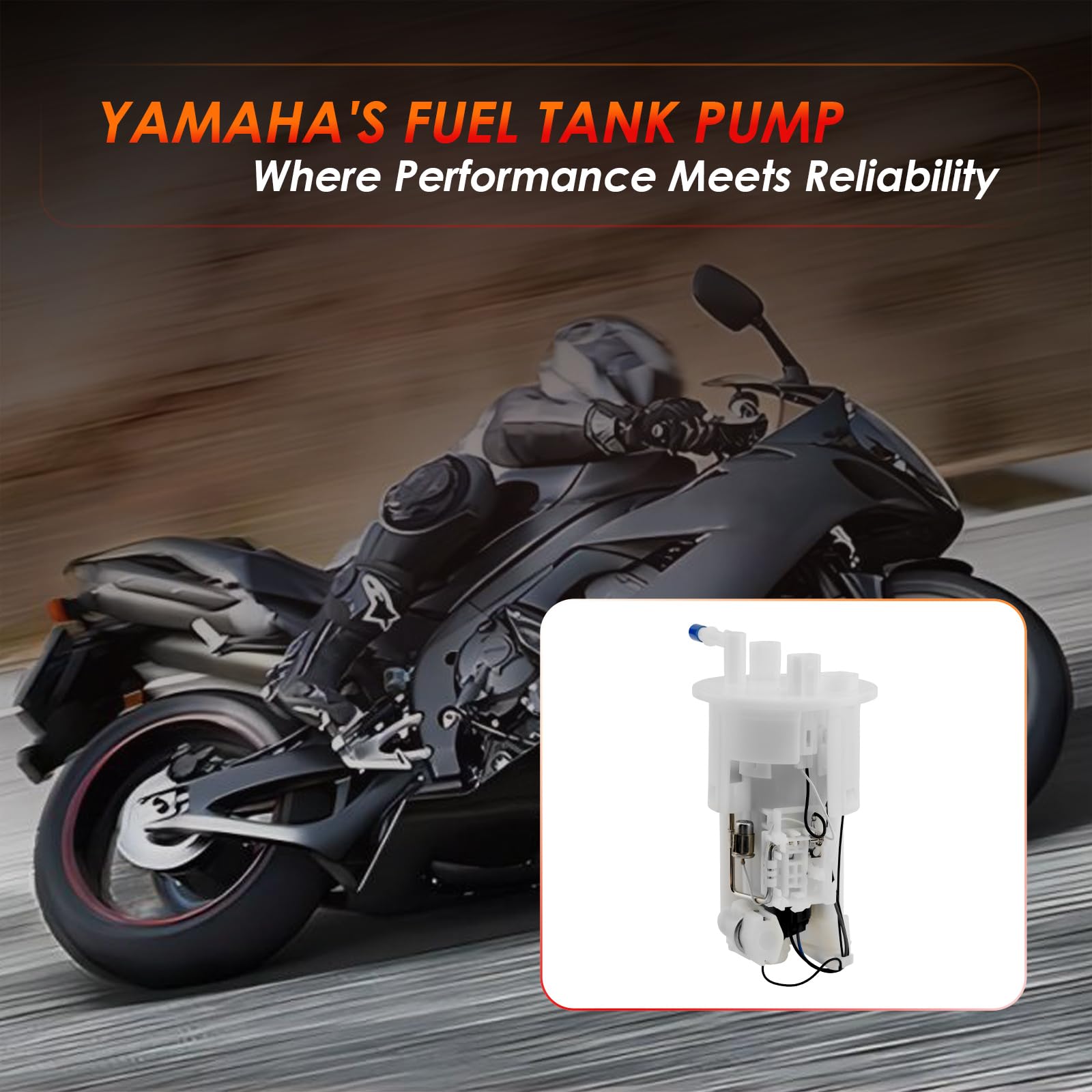 YZFR1 R6 R6S（2004-2009年モデル用 燃料ポンプ　新品 Amazon.com: Fuel Pump Assembly, Fit For 2004-2009 Yamaha YZF R1 R6