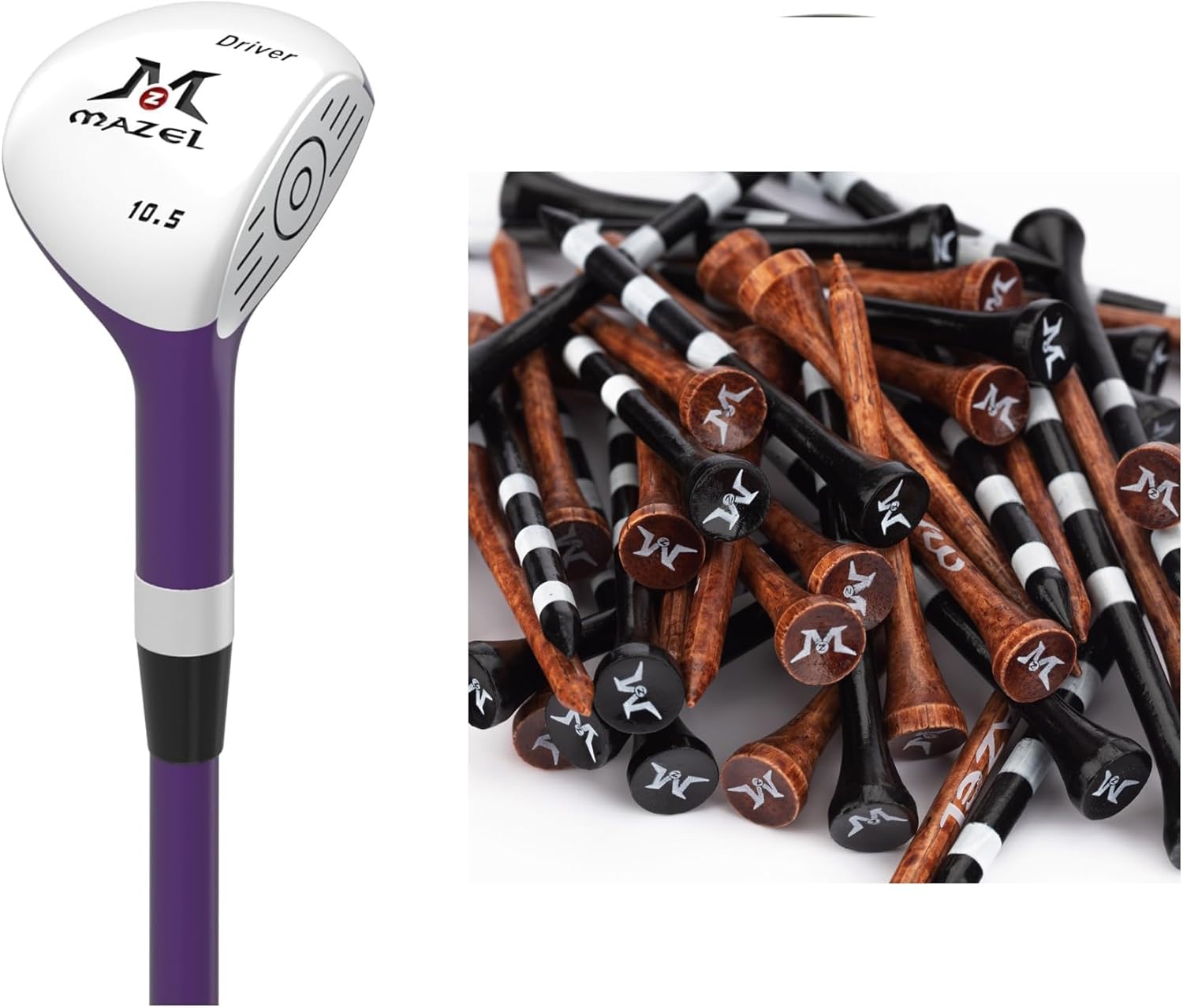 MAZEL Golf Mini Diver & Golf Tees,Bundle of 2