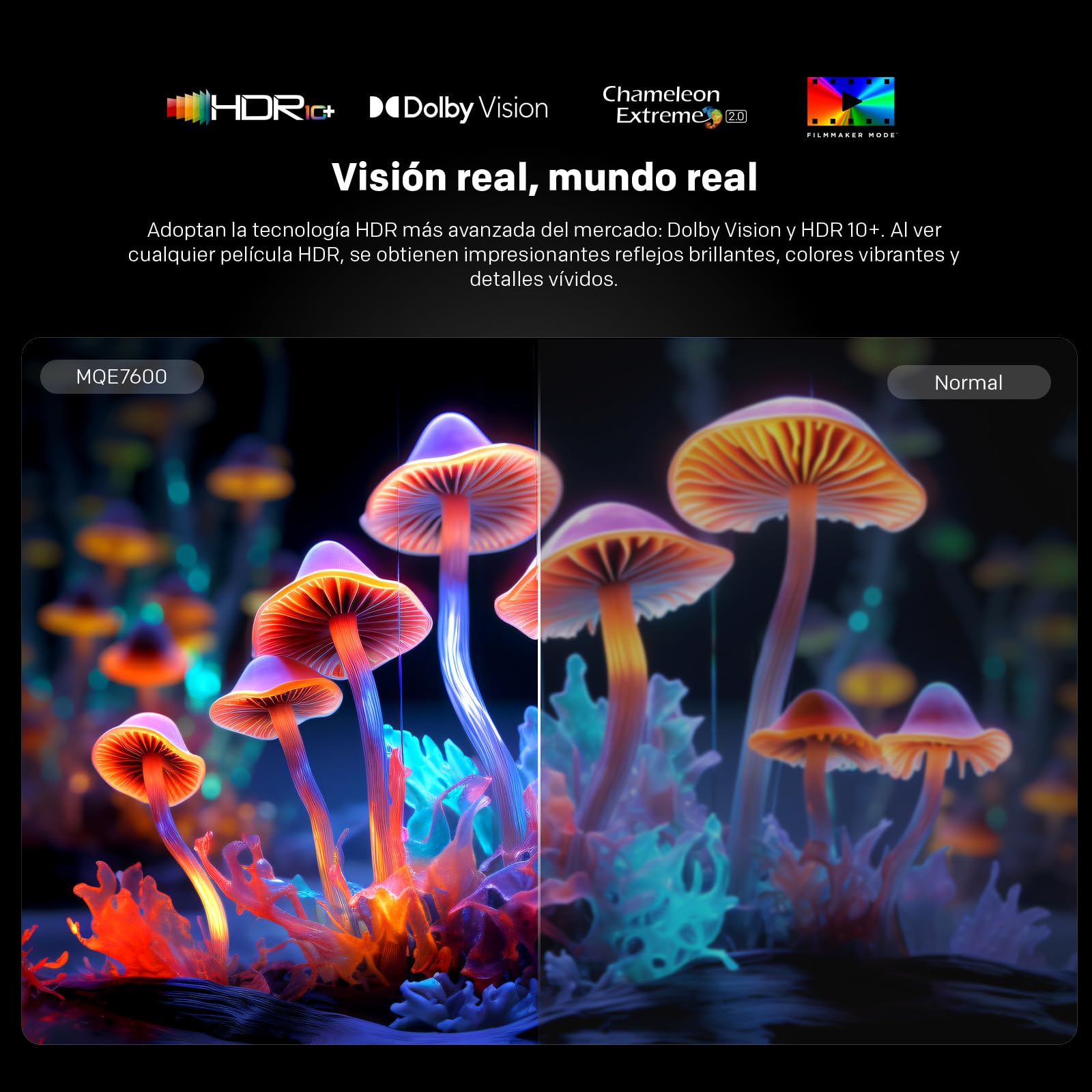 Televisión Inteligente METZ QLED+ MQE7600Z 4K UHD de 43 Pulgadas con Google TV y Pantalla Mate antirreflejos Dolby Vision Dolby Atmos HDR Wi-Fi (2024)