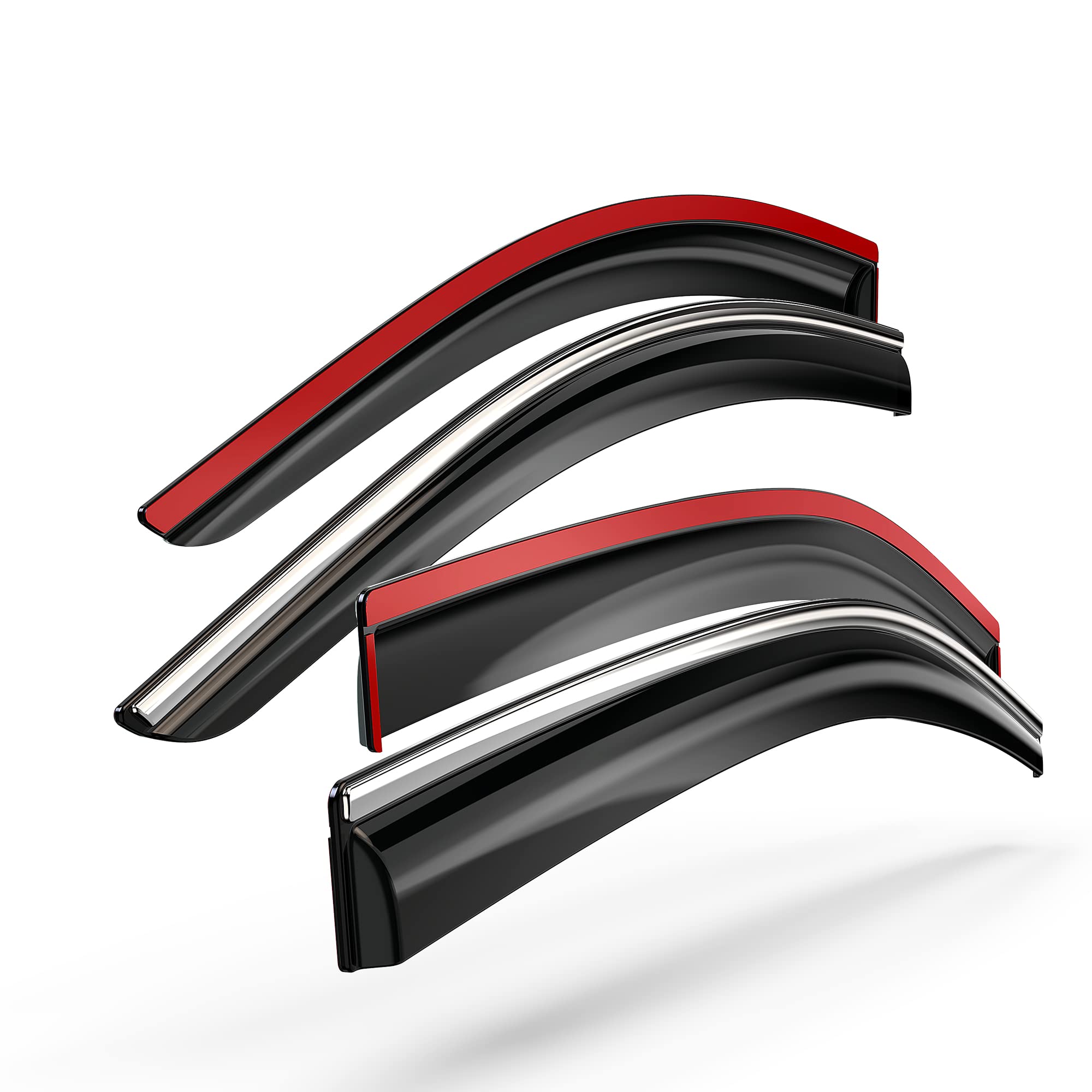 Photo 1 of MZS Tape-on Rain Guards, Durable Window Visors Compatible with Corolla 2020-2023 Sedan Window Deflectors 