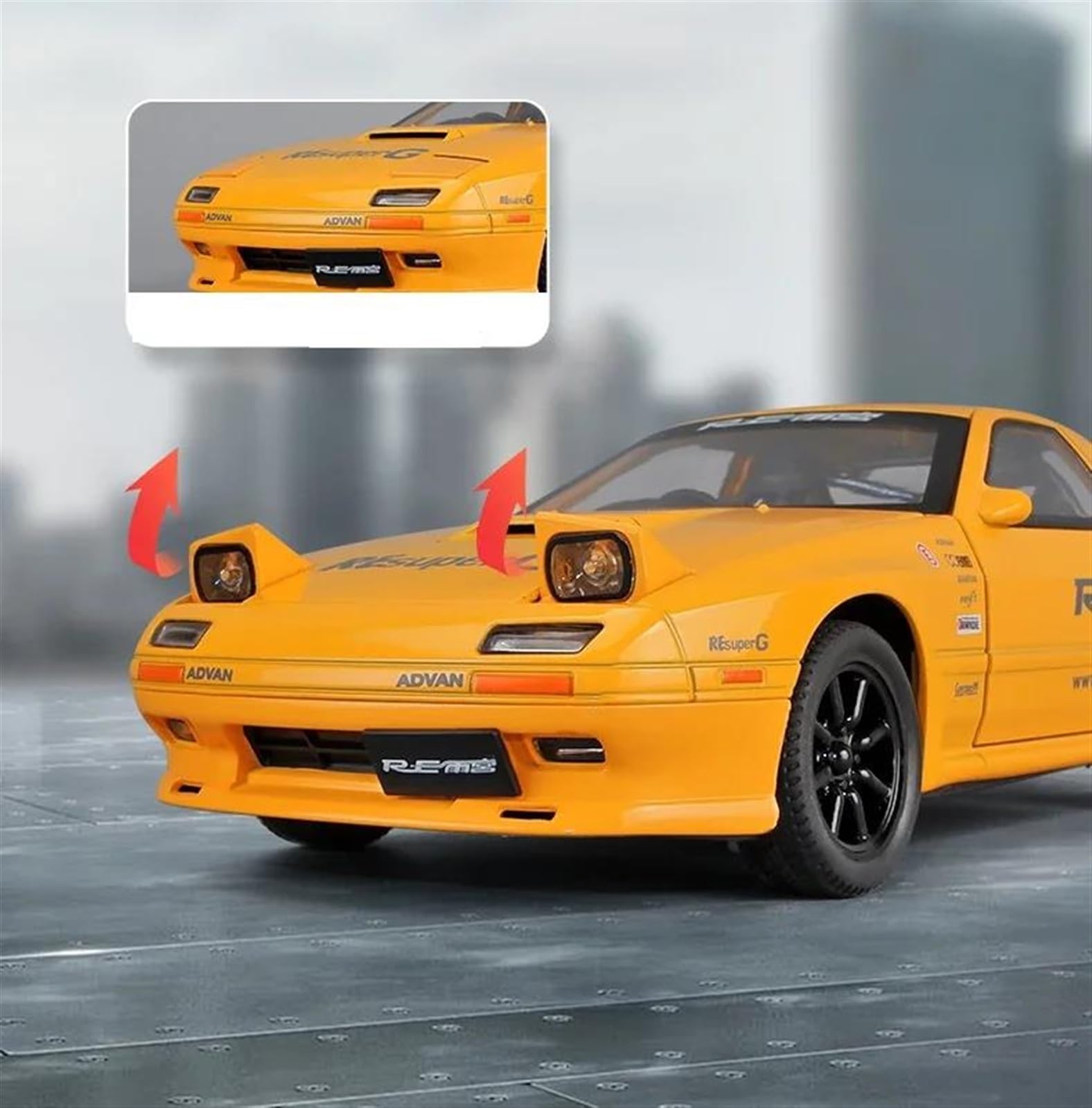 Amazon.co.jp: ミニカー スケールモデルカー 1/24 に適合 マツダ RX7
