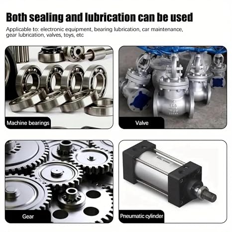 2PCS Silicone Grease - High Temperature, Copper & Brake Caliper Slider Pin Grease for O-Rings & Car Maintenance