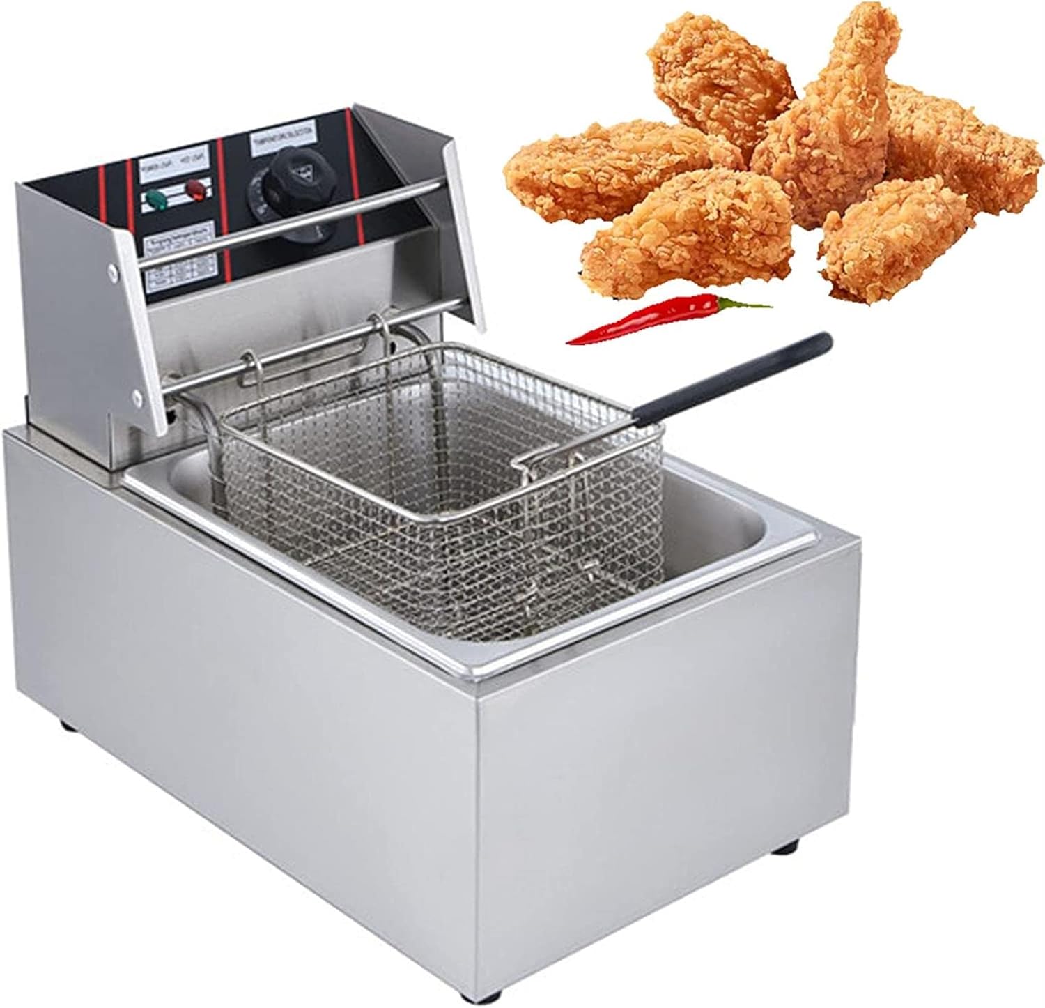 ANSNAL 2500W Electric Fryer, with Timer and Temperature