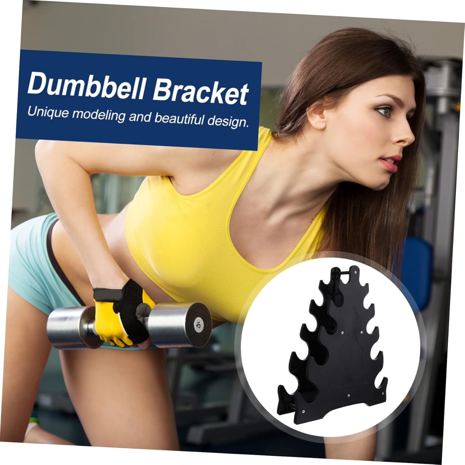 Veemoon 1pc Dumbbell Rack Exercise Accessories Adjustable Dumbells Adjustable Stand Dumbbell Rack Stand Tier Small Set Storage for Pp Fixture